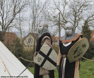 Puzzle Δύο στρατιώτες του Μεσαίωνα